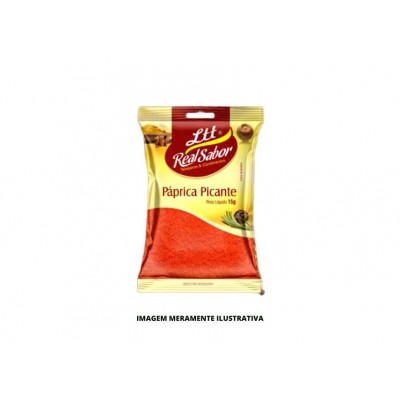 TEMPERO - REAL SABOR - 15g - PAPRICA PICANTE - CX50